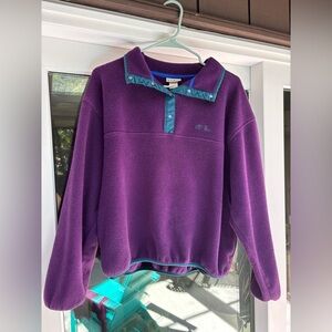Vintage 90s LL Bean Fleece Pullover